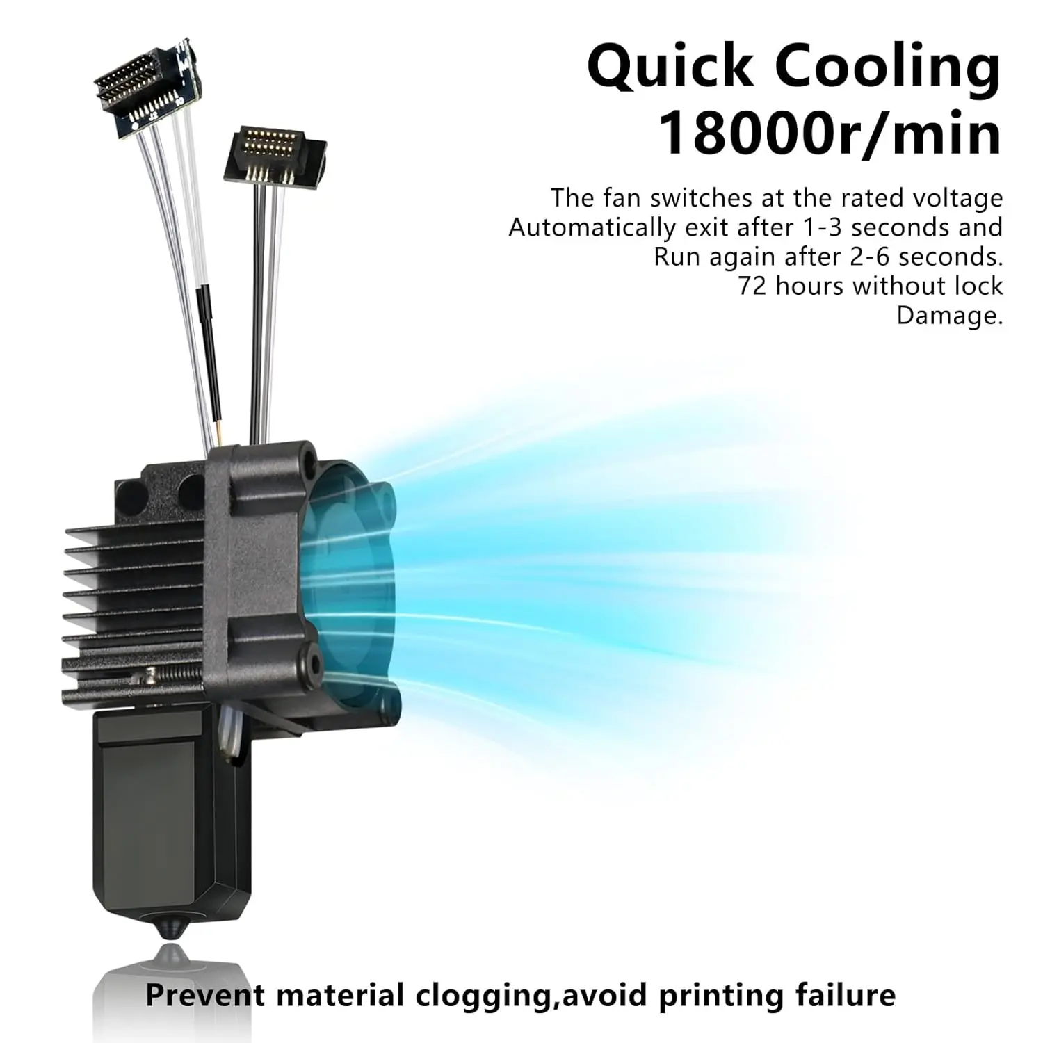 Bambu Lab P1S Hotend kit with Fan