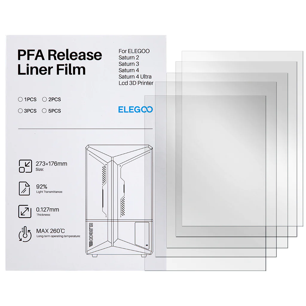 PFA Film for Elegoo Saturn 4/Saturn 4 Ultra/Saturn 4 Ultra 16K