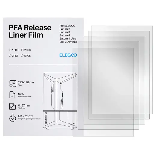 PFA Film for Elegoo Saturn 4/Saturn 4 Ultra/Saturn 4 Ultra 16K